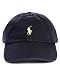 Polo Ralph Lauren Navy Blue Mens/Womens Cap Hat with Yellow Pony Logo/Adjustable