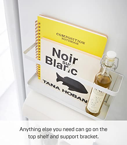 YAMAZAKI home 2560 Kitchen Rack-Magnetic Storage Holder & Organizer, One Size, White - Image 4