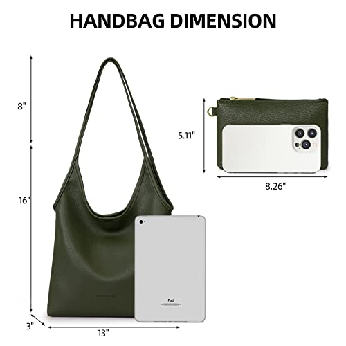 Image of Montana West Slouchy Hobo Bags for Women Soft Designer Shoulder Purses Ladies Top Handle Handbag