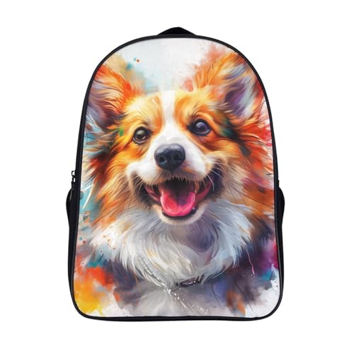 Mochila preescolar Corgi de 40x28x16cm para guardería y organización infantil