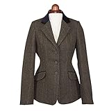 Shires Aubrion Saratoga Childs Riding Jacket - Dark Green Check 28 - Image 4