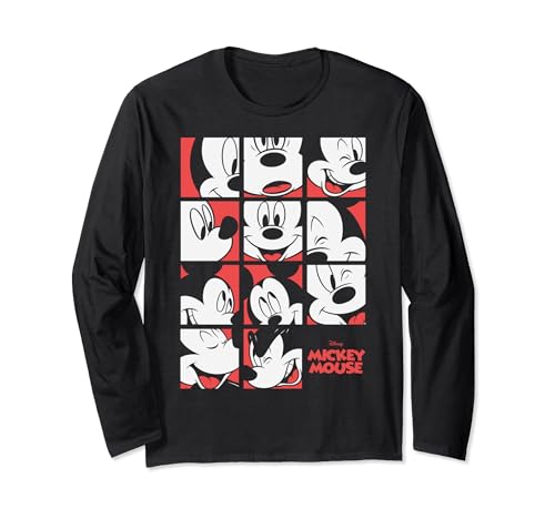 T-shirt Mickey Mouse manches longues Disney pour éviter le froid avec un style graphique