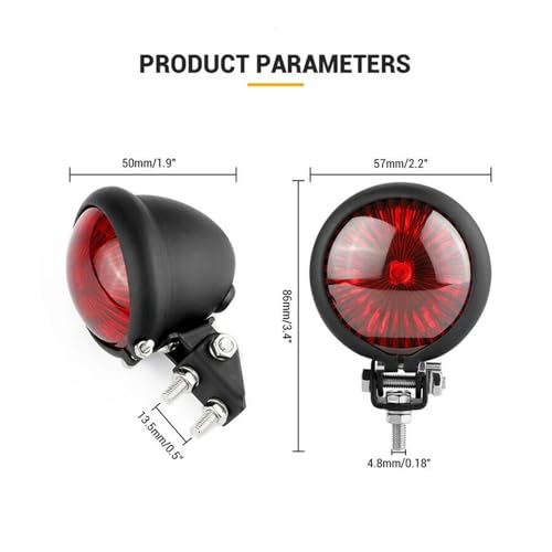 Feu arrière de moto à LED pour rénover l'éclairage Bobber