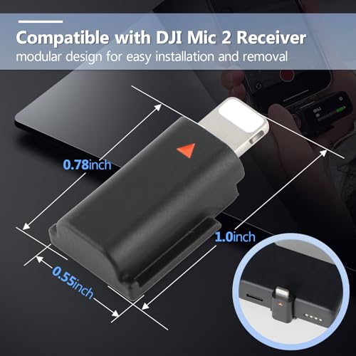 Adaptateur micro pour DJI Mic 2 iPhone connecteur Lightning accessoire audio