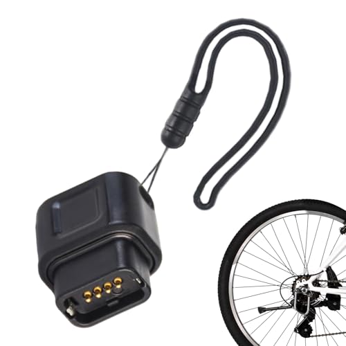 Elektrischer Fahrrad Akku Ladeadapter - Ersatz Batterieladegerät Konverter für Elektrofahrräder,Tragbare Fahrrad Ladestation Mit Sicherheitsfunktionen Für Radfahrer Und Radfahrerinnen