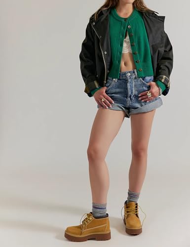 PICPUNMAK Womens Button Down Sweater Cardigan Casual Crew Neck Long Sleeve Lightweight Cardigan Open Front Knit Top4