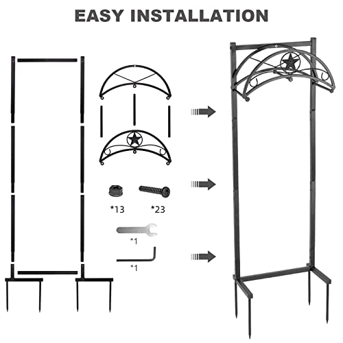Mingpinhuius Garden Hose Holder Upgraded Freestanding Water Hose Holder Hanger, Thicker Metal Hose Stand Storage Rack Detachable Hose Holders For Outdoor Yard Lawn #TOP2