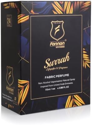 Fannan Surrah Fabric Perfume Spray, Non Alcohol Long Lasting Fregrnc,115 mL - 2