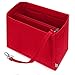 Produktbild Navaris Taschenorganizer Filz Organizer für Handtaschen - 29,9 x 20,8 x 16,7 cm Organisator für Tasche - Zubehör für Handtasche Rucksack - Rot