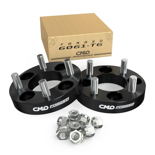 Customadeonly 4x108 Forged Hubcentric Wheel Spacers 38mm (1.5 Inch) (2pcs) – Compatible for Ford Contour, Escort, Focus, Fusion, Mercury Cougar (63.4mm Center Bore, M12x1.5 Studs)