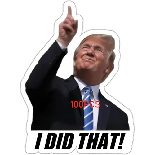 100pcs Trump I Did that Stickers Gas Pump Stickers Decal Anti Trump Stickers Fuck Donald Trump Mega Merchandise