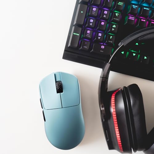 SCYROX V6 軽量 ワイヤレスゲーミングマウス 40g Pixart 3950センサー 8k ドングル同梱済み Blue【日本正規代理店保証】