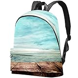 Grand sac à dos en toile Tropical Nature Laine Table collège école homme et femme, Multicolor