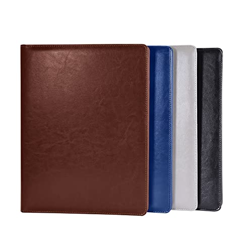 Porte-documents pour CV et entretien avec bloc-notes intégré marron A4 - 3