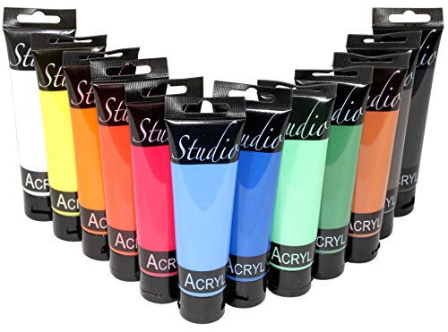 Royal & Langnickel - Confezione da 24 colori acrilici da 12 ml