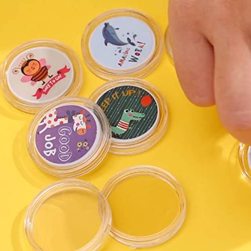 Eyccier Coin Capsules 20mm Clear Round Coin Case
