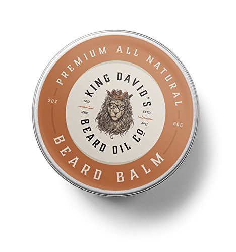 Premium Balm - Organic Argan Shea Butter with Vitamin E - 2 Ounce All Natural Vegetarian Leave-In Conditioner - For that Smooth Groom Amish Lion's Mane Feel