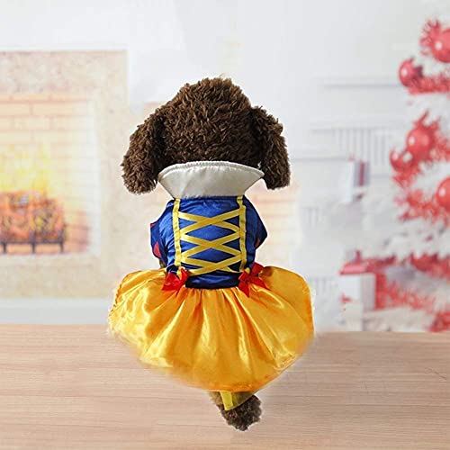 Snow Dog Costume - Christmas Princess Puppy Dress, Snow Pet Apparel For Party Christmas Halloween Special Events Costume #TOP4