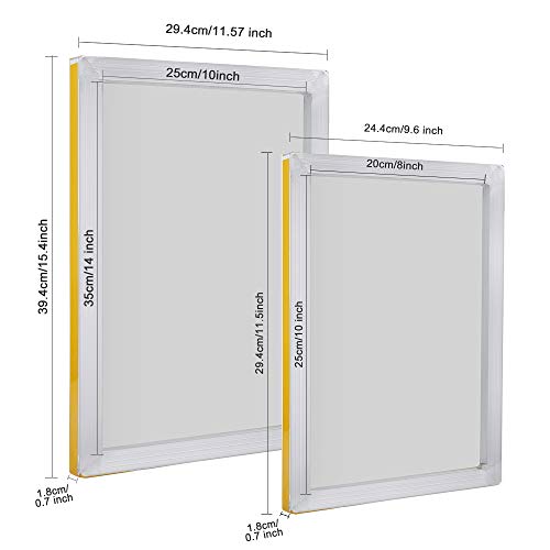 image for Caydo 27PCS Screen Printing Starter Kit Include 8 x 10 Inch and 10 x 1