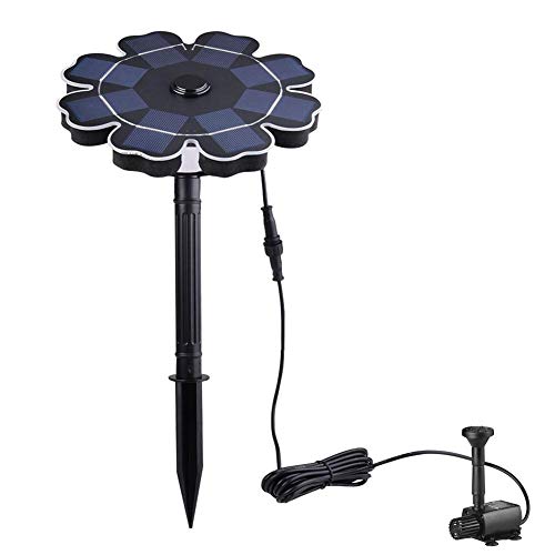 Bloomma 2.5W Solar Fountain Submersible Pump for Bird Bath Garden Fountain