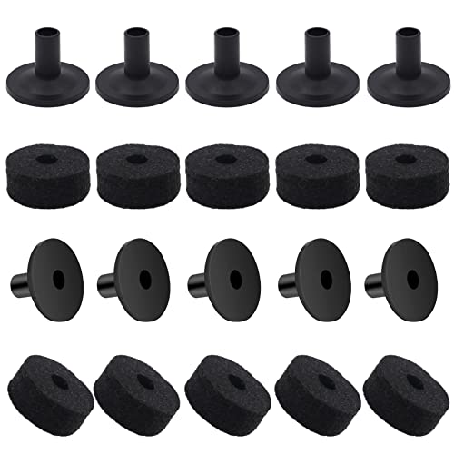 Cymbal Stand Sleeves and Felts Set (10pcs)