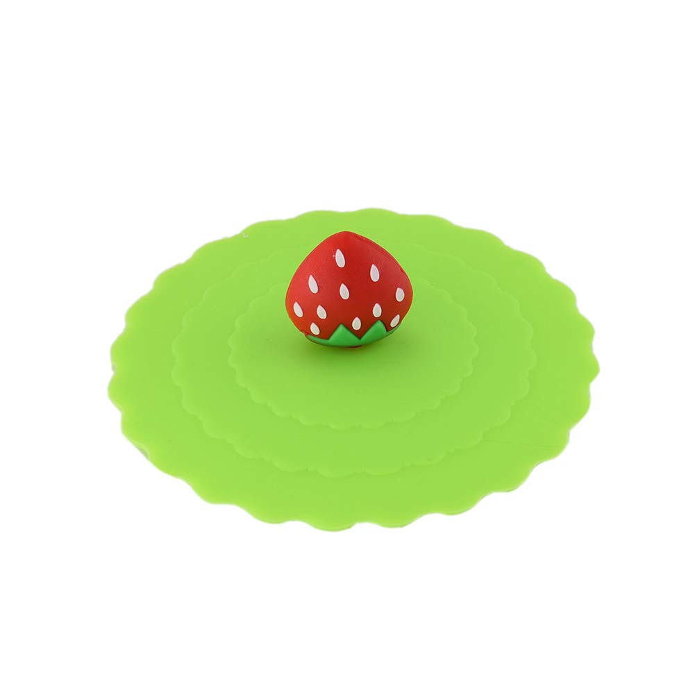 Ciieeo Set 4 Coperchi Per Tazze in Smalto Universali Coperture Per Tazze Da Tè Resistenti Al Calore Accessori Per Casa E Ufficio