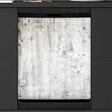 Mexpekil Cubierta magnética para lavavajillas con textura de madera retro de playa de 23 x 26 pulgadas, calcomanía magnética decorativa impermeable para lavavajillas para electrodomésticos de cocina