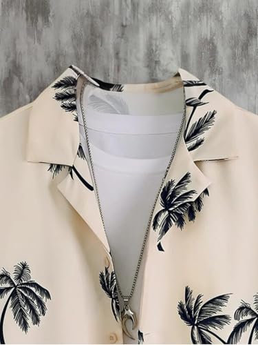 Image of Leriya Fashion Men's Polycotton Regular Fit Casual Stylish Printed | Formal Printed Half Sleeve Shirt |Summer Button Down Shirts for Men