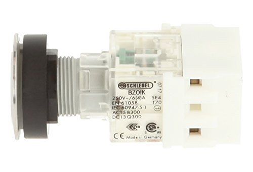 Schlegel 23.000.510 Push Button Stainless Steel, Push Button Cap, White, Contact Sensor 1 Opener/1 N/O Contact, Screw Connection - Image 2