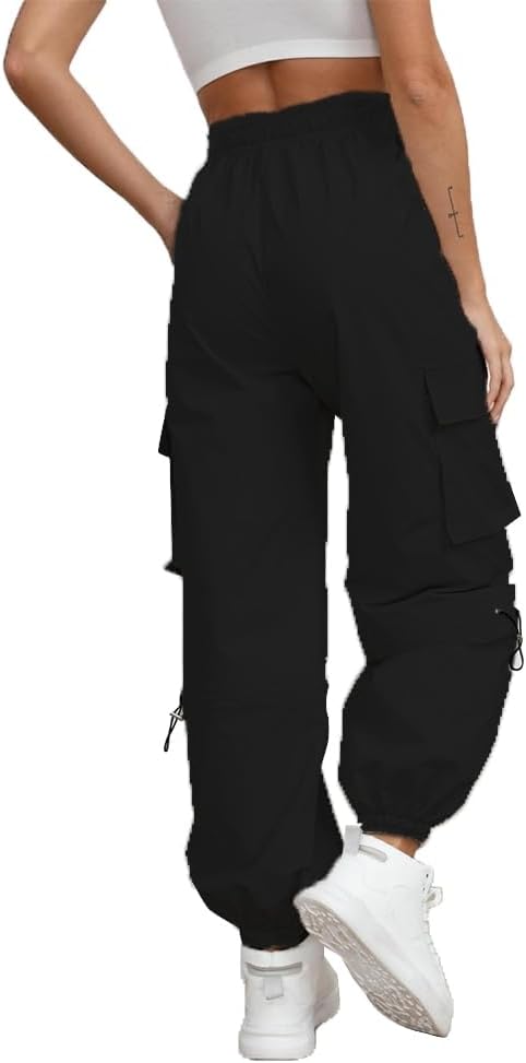 Women's Cargo Pants Baggy Trendy Casual Hiking Parachute Pants - Image 2