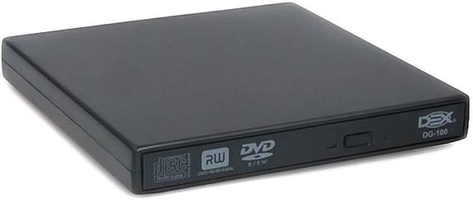 Drive Externo Slim Usb Portátil Gravador Leitor Cd Dvd Dg100