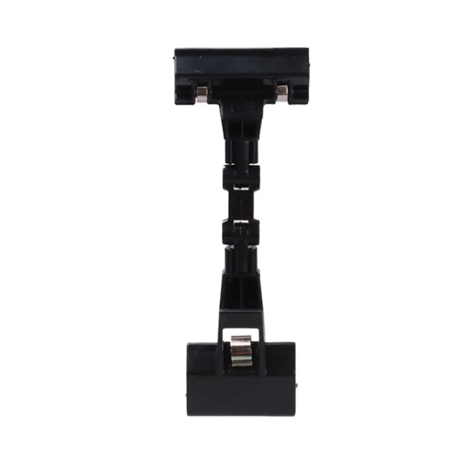 Schildhalter-Clip, 6 Stück, mehrfarbig, Preisschildhalter, Supermarktbedarf, Kunststoff-Etiketten, Clips for Regale, Geschäfte(Black-2)