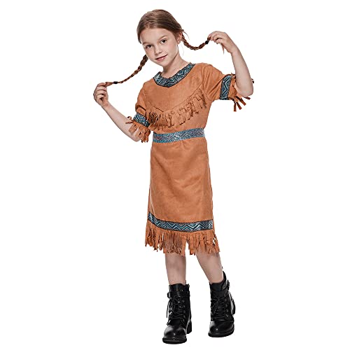Eraspooky Kids Native American Costume Halloween Indian Boys Girls Fancy Dress #TOP1