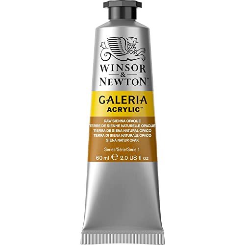 Image of Winsor & Newton Galeria Acrylic Colour - Tube of 60 ML - Raw Sienna Opaque (553) - Highly Pigmented Lightfast Artists' Acrylic Paints for Canvas, Wood, Fabric & Paper - More Colours Available