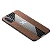 Produktbild GOGME Hülle für Oppo Reno 4 Pro 5G (Reno4 Pro) Hülle, [ TPU Rahmen ] Shockproof Handyhülle, PC + Stoff - Backcover Case Cover Canvas Design Schutzhülle. Braun