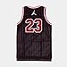 JDN 23 Tank Grade School Jersey (Black/Red) Size Medium