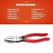 Crescent 508CVN 8-Inch Side Cutting Solid Joint Cushion Grip Plier