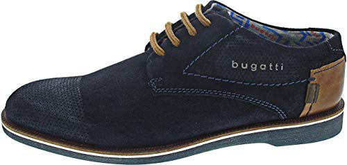 bugatti 312647021400, Zapatos de Cordones Derby Hombre, Azul (Dark Blue 4100), 41 EU bugatti 312647021400, Zapatos de Cordones Derby Hombre, Azul (Dark Blue 4100), 41 EU