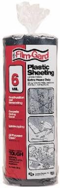 Film-Gard 626156 Polyethylene Sheeting, Clear, 4-Mil, 3 x 50-Ft. - Quantity 6