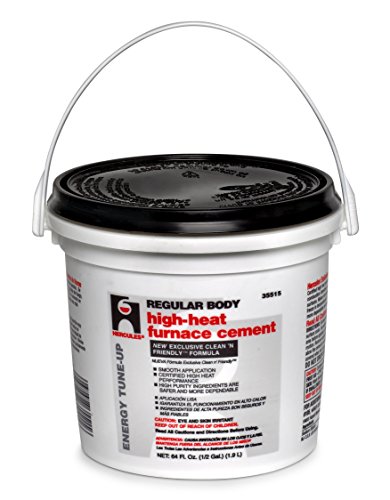 Oatey 35515 Regular Body High Heat Furnace Cement, 1/2 Gallon Bucket