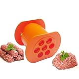 【Nicht klebrig】: Die Oberfläche der Wurstmaschine ist nicht klebrig, und Sie können die Wurst leicht aus der Form schieben, während Sie ihre perfekte Form beibehalten.