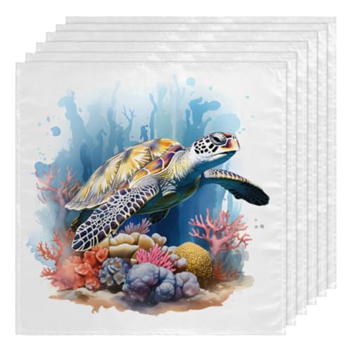 Servilletas de Tela Animal Print 50.5x50.5cm Pack de 6 miniatura 1