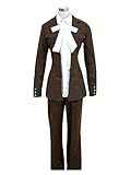 YuanCos Hetalia:Axis Powers Iceland Emil Military Halloween Uniform Cosplay Costume (Male M) Brown