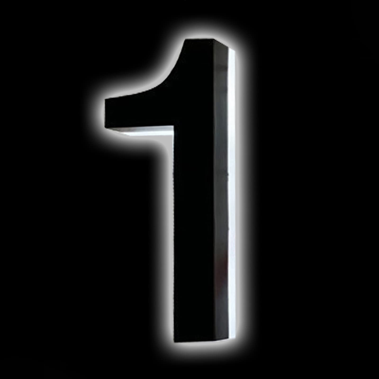 Targa Con Numeri Civici Retroilluminati a LED 14" Per Esterni Numeri Civici Illuminati a LED Per Civici Numeri Civici Illuminati Moderni Luce Bianca