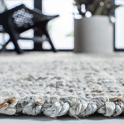 Tapete natural de fibra SAFAVIEH 9'x12' gris miniatura 3