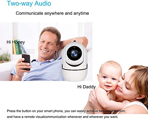 Baba Eletronica para Bebê, Câmera de Segurança WiFi Monitoramento, IR Visão Noturna, Áudio Bidirecio
