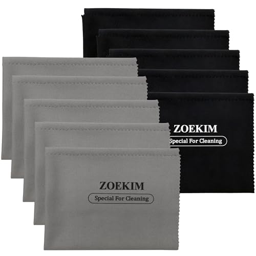 ZOEKIM Microfiber Gun Cleaning Cloth, 12