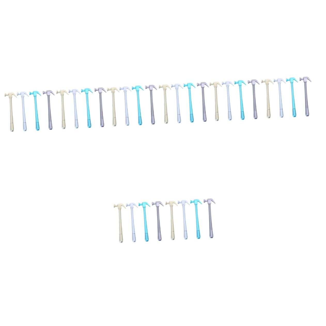 Angoily 32 Piezas Bolígrafos Gel con Punta Fina Diseño Original de Colores Dorado Plata Azul y Gris Portátiles para Estudiantes y Escolar