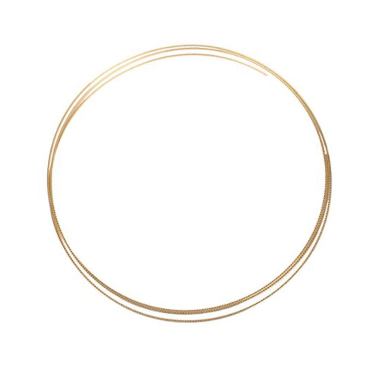 Toyvian Brass Fret Wire for Acoustic Guitars 2.2mm 8ft Length Golden Tone Gauge