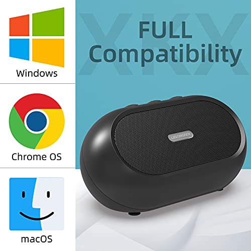 Xkx Usb Computer Speakers For Laptop, Pc Speakers For Desktop Computer, Small Usb-Powered External Speakers With Hi-Quality Sound, Rich Bass, Loud Volume, Direct Volume Control #TOP4